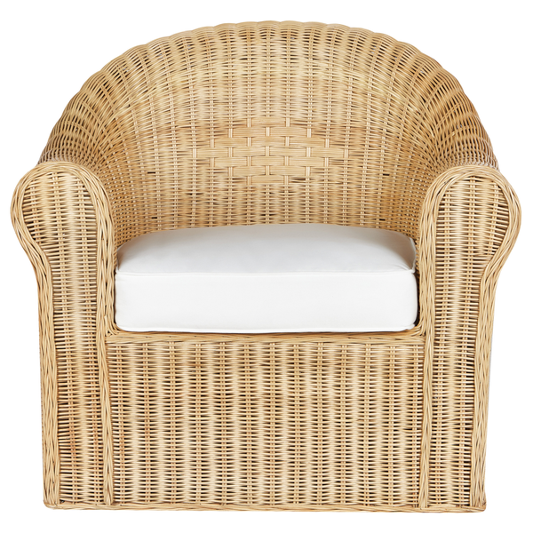Gartensessel LIVADEIA Rattan Naturfarben