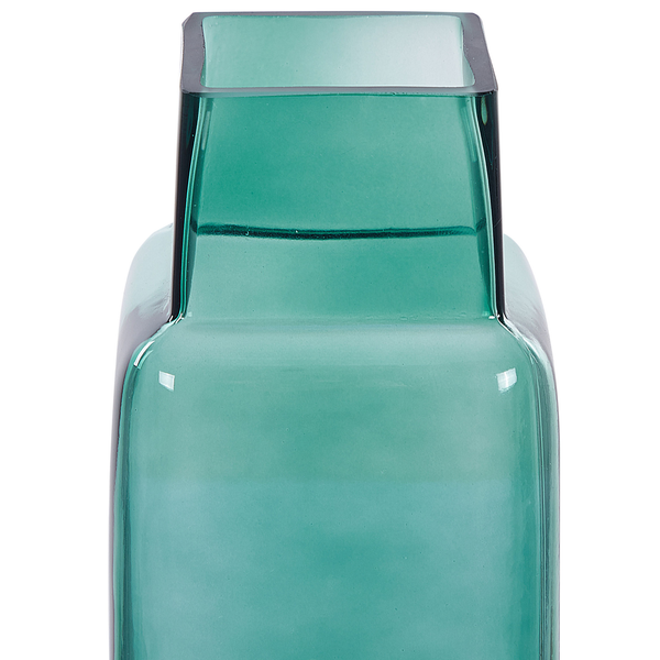 Blumenvase MERBAKA Glas 26 cm Smaragdgrün