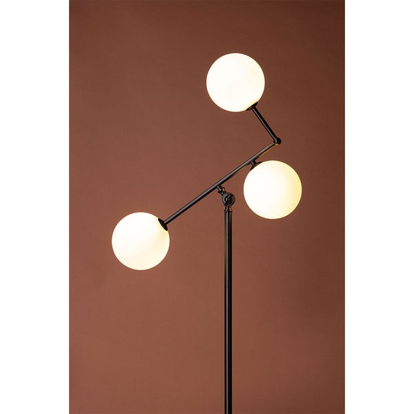 Marsan Beleuchtung Stehlampe 28x50x160cm schwarz. 50 X 28 X 160 cm