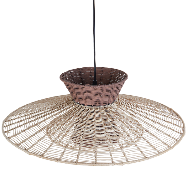 Hängeleuchte KABOMPO Rattan Braun