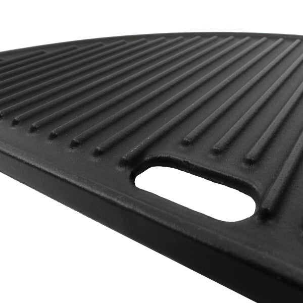 Grillplatte aus Gusseisen mit Griffloch