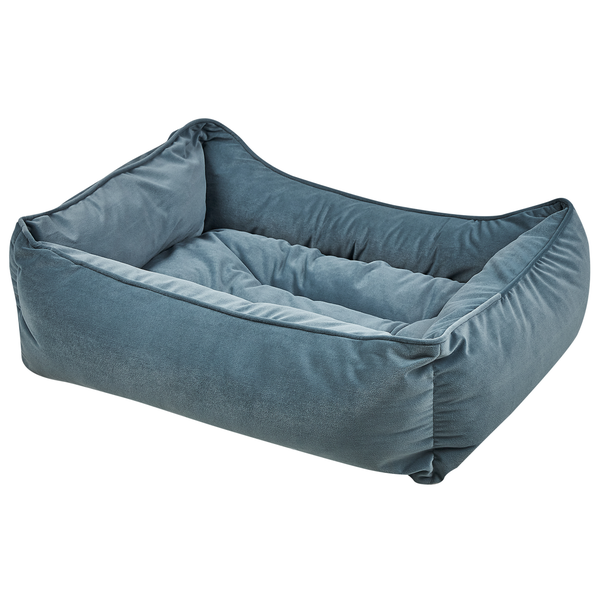 Aluminiumtreppe mit Podest, 8 Stufen, einseitiger Handlauf, Geländer, Günzburger Steigtechnik Logo.