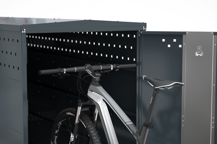 Fahrradgarage BikeBox 1 Giebeldach AE ohne Seitenwand