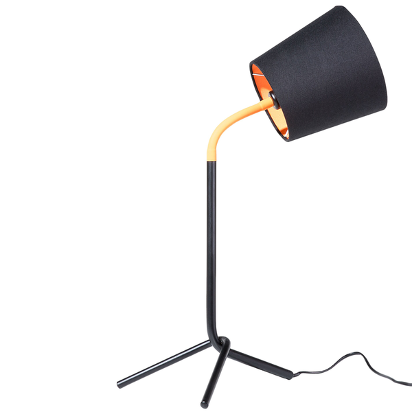Schreibtischlampe MOOKI verstellbar Metall Schwarz