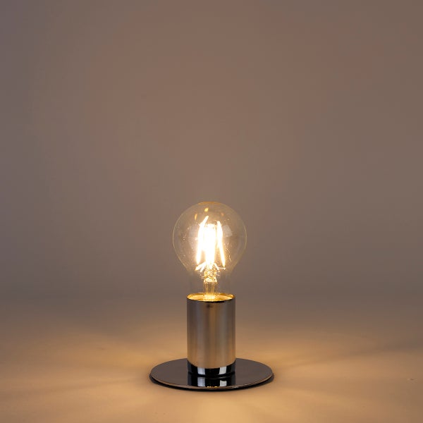 Dekorative Lampe mit Glühbirne