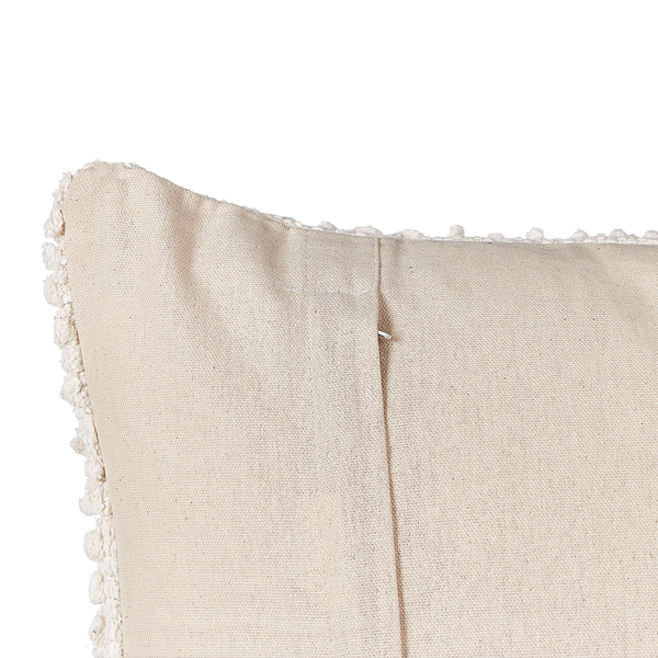 Dekokissen JOARA Baumwolle 50 x 50 cm Hellbeige Ohne Muster