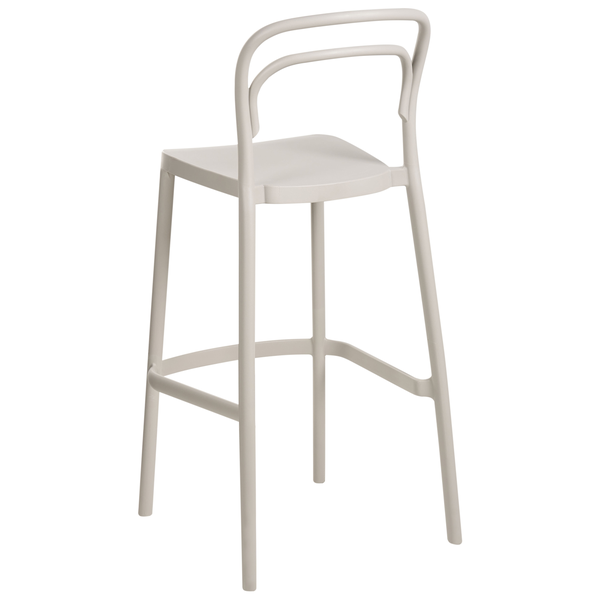 Garten-Barhocker 2er Set PORANO Beige