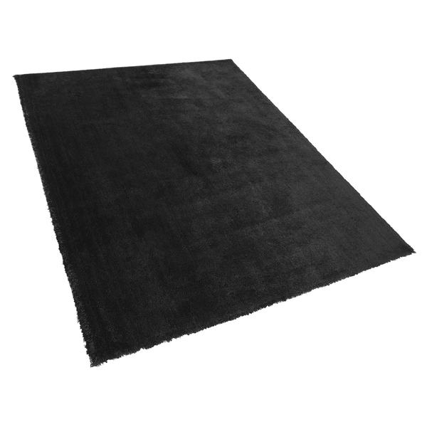 Teppich schwarz 160 x 230 cm Shaggy EVREN