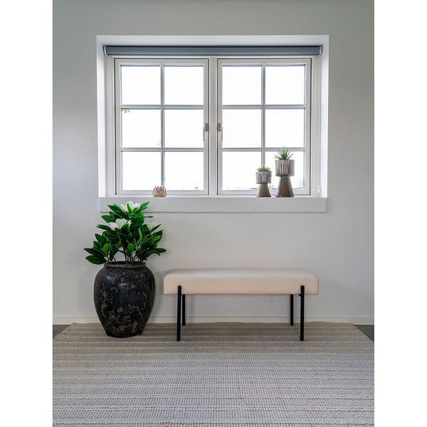 Dehli Teppich handgewebt 200x300cm offwhite. 200 X 300 X 1 cm