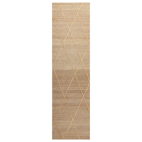 Teppich YUVACIK Beige 80 x 300 cm Jute