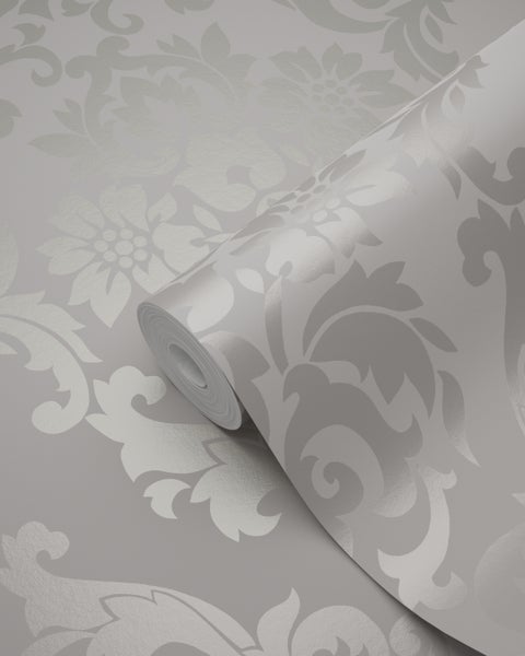 Origin Wallcoverings Tapete Ornamente Taupe - 53 cm x 10.05 m - 346211