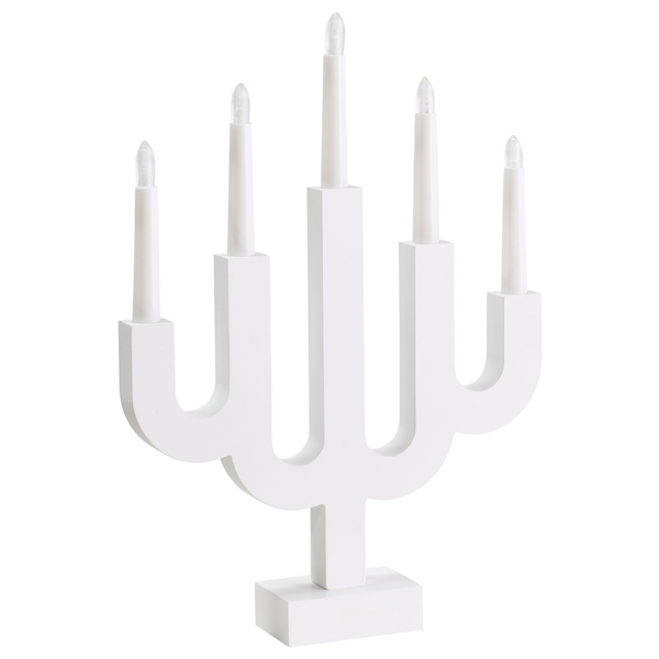 Weihnachtsleuchter mit fünf Lichtern