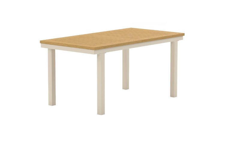 Holzgartentisch mit Untergestell