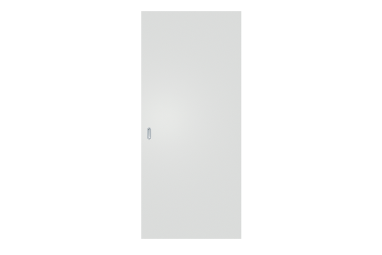 Holztürblatt Röhrenspan 985x1985mm CPL RAL 9016 mit Schlossfräsung passend für ClassicPocket