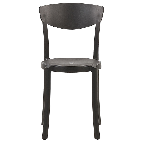 Gartenstuhl 4er Set VIESTE Schwarz