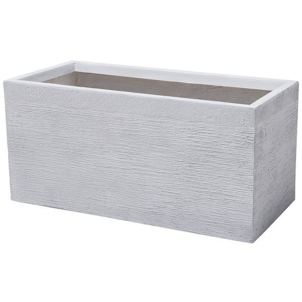 Blumenkübel MYRA Keramik 80 cm Weiß