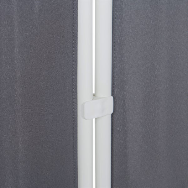 Paravent 3-teilig anthrazit, 165 x 30 x 154 cm