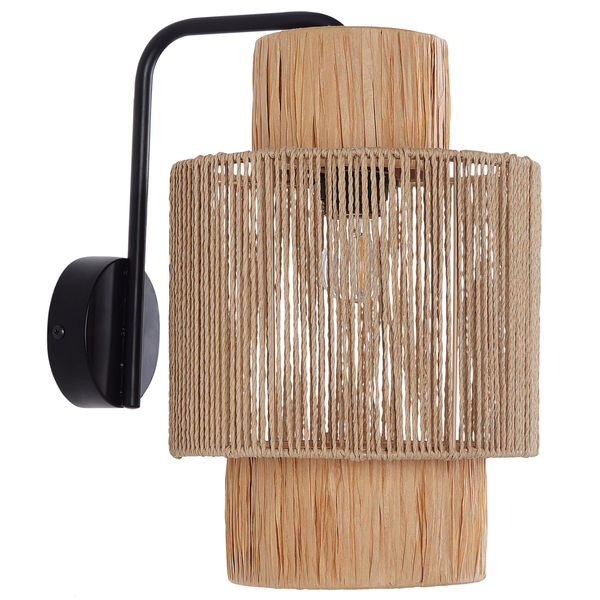 Wandlampe 2er Set JAMMA Papierschnur Naturfarben