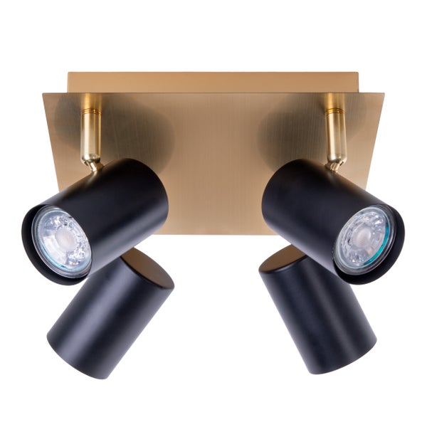 Deckenleuchte mit vier Strahlern