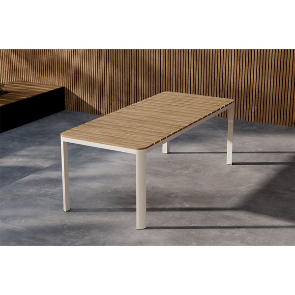 Etna Gartentisch beige. 90 X 210 X 74 cm