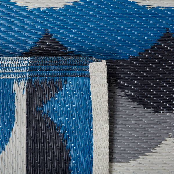 Outdoorteppich BELLARY Blau 90 x 180 cm