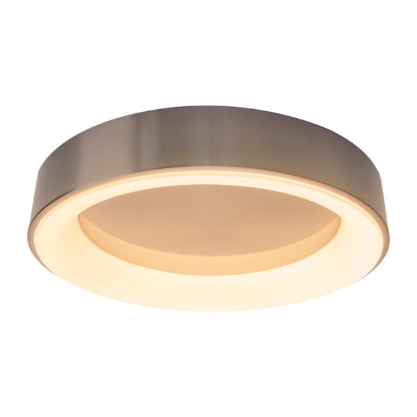 LED Deckenleuchte MULTO Ø 46,5 cm, viele Funktionen, aus Metall und Kunststoff, mit integrierten LEDs, Beleuchtung für Wohnzimmer, Büro oder Nachttisch