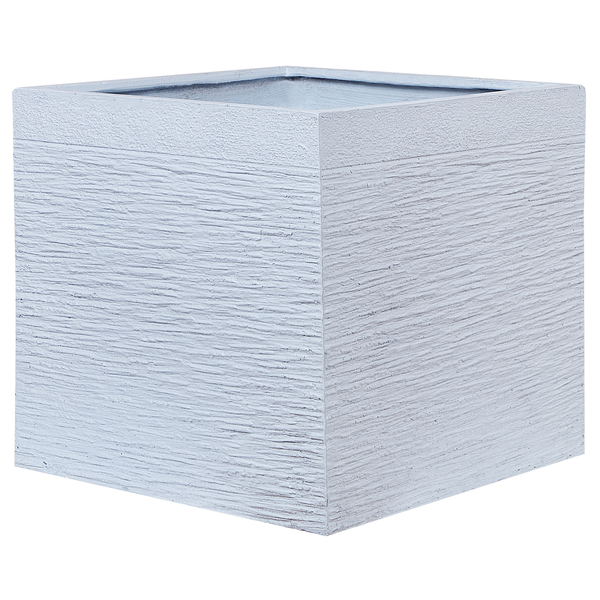 Blumenkübel PAROS 50 cm Weiß
