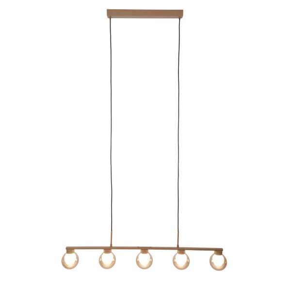 Pendelleuchte mit fünf Lampen