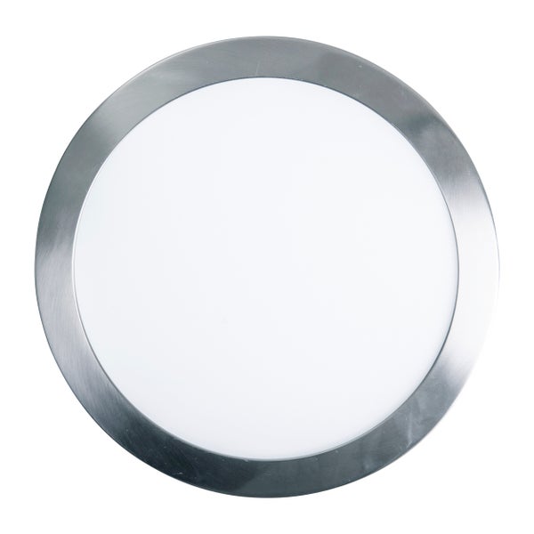 Runde Deckenleuchte mit Metalleinfassung