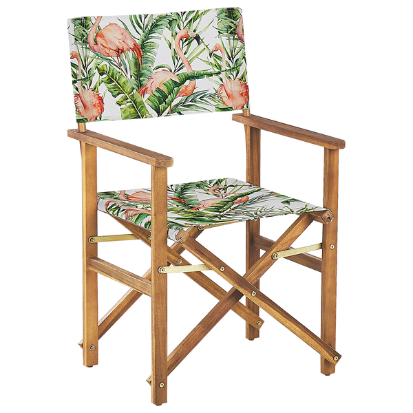 Gartenstuhl 2er Set CINE Akazienholz Rosa