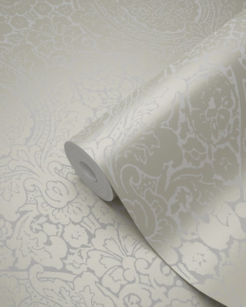 Origin Wallcoverings Tapete Ornamente Champagner-Beige - 53 cm x 10.05 m - 345427