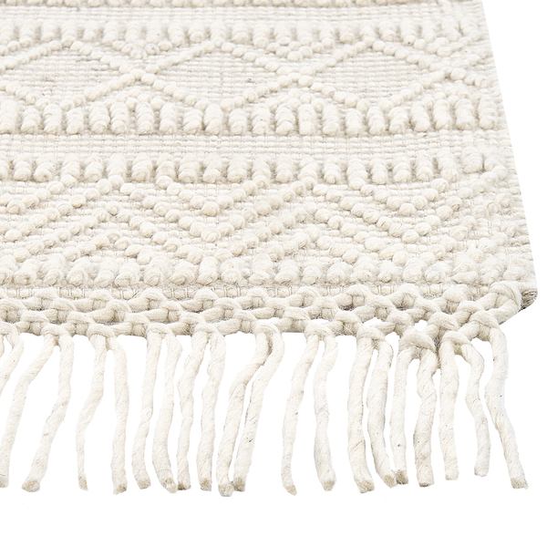 Teppich PERTEK Beige 160 x 230 cm Wolle