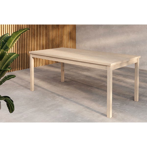 Kenya Gartentisch whitewash. 90 X 180 X 75 cm