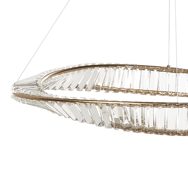 LED Kronleuchter ROSENDE Metall Gold