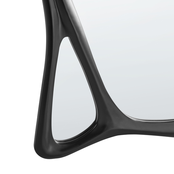 Wandspiegel LANESTER 70 cm 100 cm Schwarz