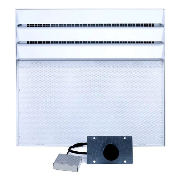 Elektrischer Infrarot Wandheizstrahler mit integriertem Gitter und Schalter