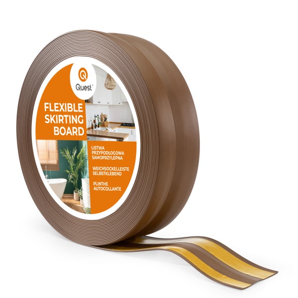 Rolle selbstklebende, flexible Sockelleiste aus Kunststoff für den Innenbereich