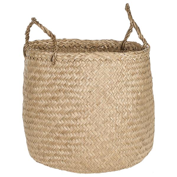 Geflochtener Korb mit Griffen