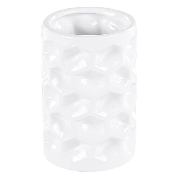 Badaccessoires Set 5-teilig TIRUA Keramik Weiß