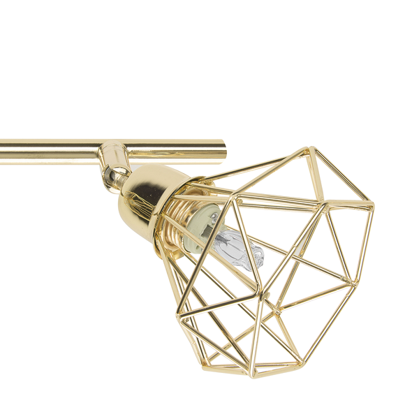Strahler 4-flammig ERMA verstellbar Metall Gold