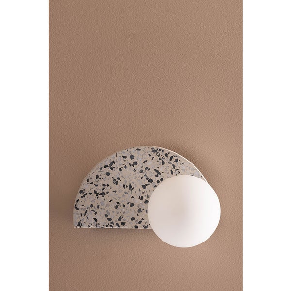 Abbeville Beleuchtung Wandlampe 20x11x13cm Weiß. 11 X 20 X 13 cm