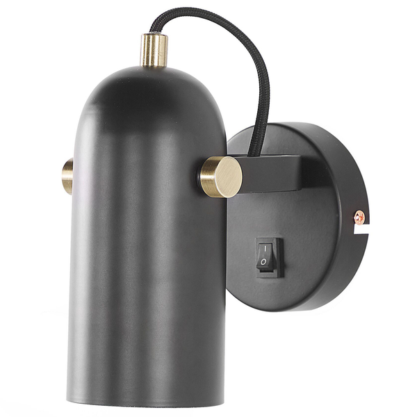 Strahler TYRIA verstellbar Metall Schwarz