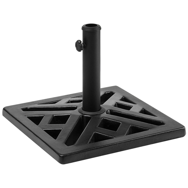 Sonnenschirmfuß CHIETI Schwarz Quadratisch 17 kg