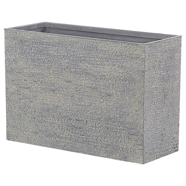 Blumenkübel EDESSA Stein 70 cm Grau