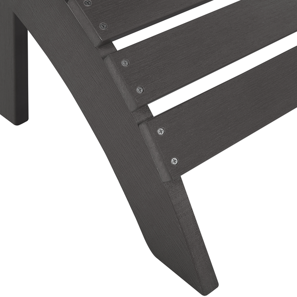 Garten Fußhocker ADIRONDACK Dunkelgrau