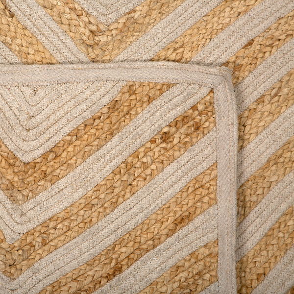 Teppich PIRLI Beige 80 x 150 cm Jute