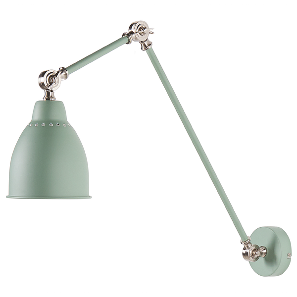 Wandlampe MISSISSIPPI verstellbar Metall Hellgrün