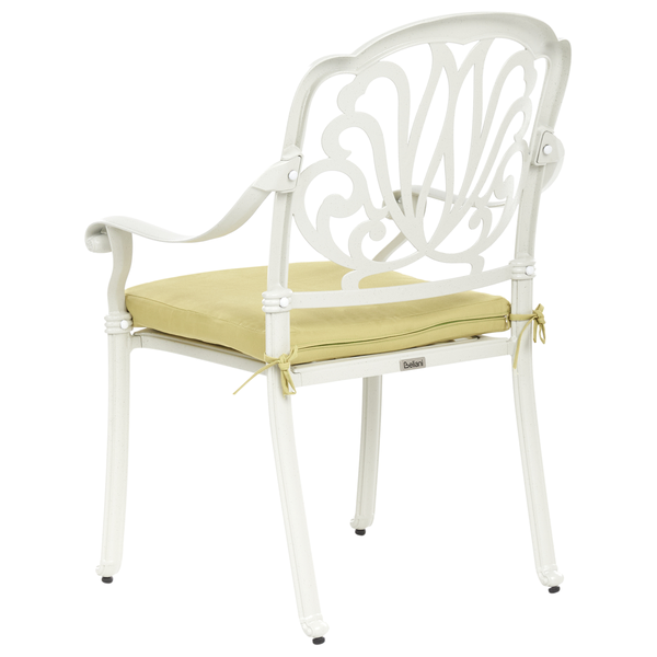 Gartensessel mit Armlehne und Sitzkissen