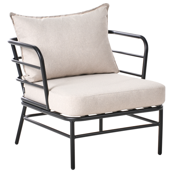 Gartensofa Set 5-Sitzer PONZONE Metall Hellbeige