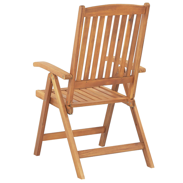 Bistro Set klappbar JAVA Akazienholz Hellbraun